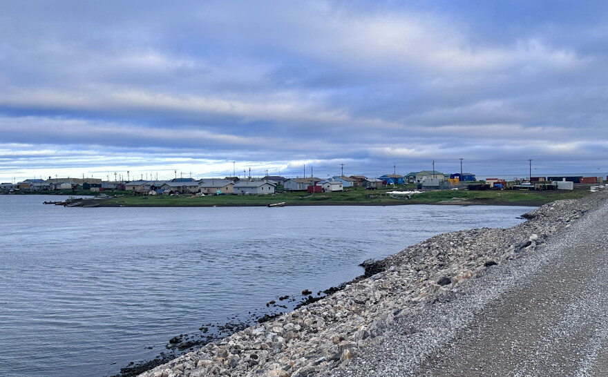 The community of Kivalina, one of the closest communities to the Red Dog mine, does not have running water and will likely have to relocate because of rising sea levels and erosion.