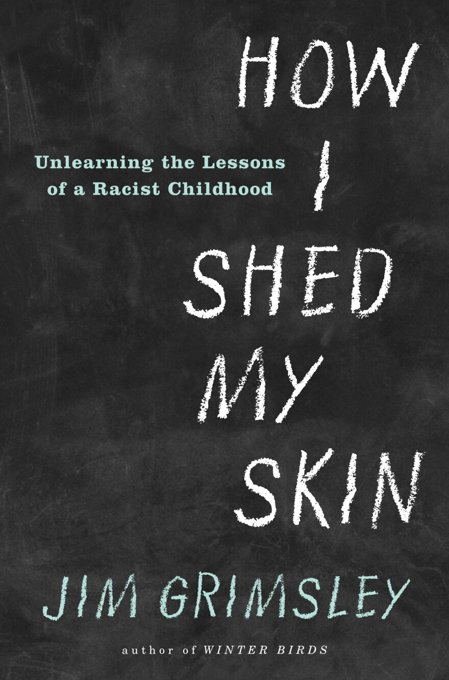 Author Jim Grimsley's new book cover 'How I Shed My Skin'.