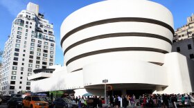 Frank Lloyd Wright's Solomon R. Guggenheim Museum in New York City on April 16, 2016.