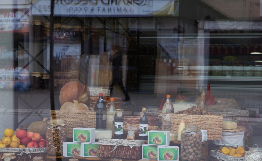 A new artisanal food shop in Gjakova, in western Kosovo, sells organic products sourced from the homes of survivors of sexual violence during the war.