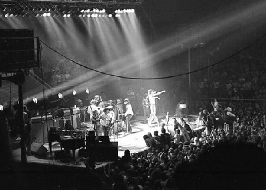 The Rolling Stones play at Charlotte Coliseum -- now known as Bojangles Coliseum -- in 1972.