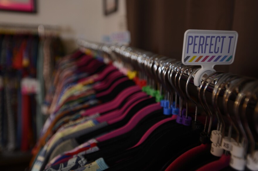 A LulaRoe clothing sales business inside an apartment. (Jeremy Drey/MediaNews Group/Reading Eagle via Getty Images)