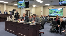 Northern Kentucky Senator Gex Williams and Fish and Wildlife Resources Commissioner Rich Storm