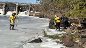 Ice rescue in Merrill