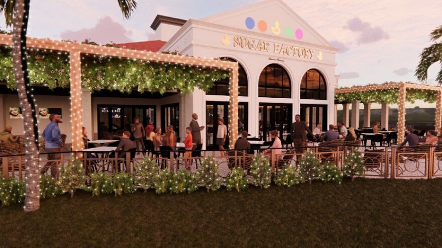 Sugar Factory is opening in the renovated former Brio Tuscan Grille.