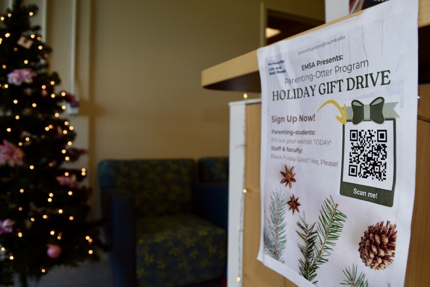 All donations are kept anonymous, and parents picked up the presents on campus during the final week of the semester.