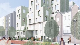 Rendering of the Braun Court redevelopment project in Ann Arbor.