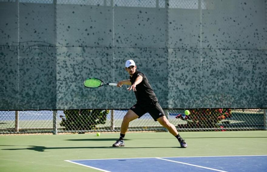 Match Recap: Men's Tennis | 4/27/2023 3:47:00 PM | Ryan Cheney, ISU Sports Information