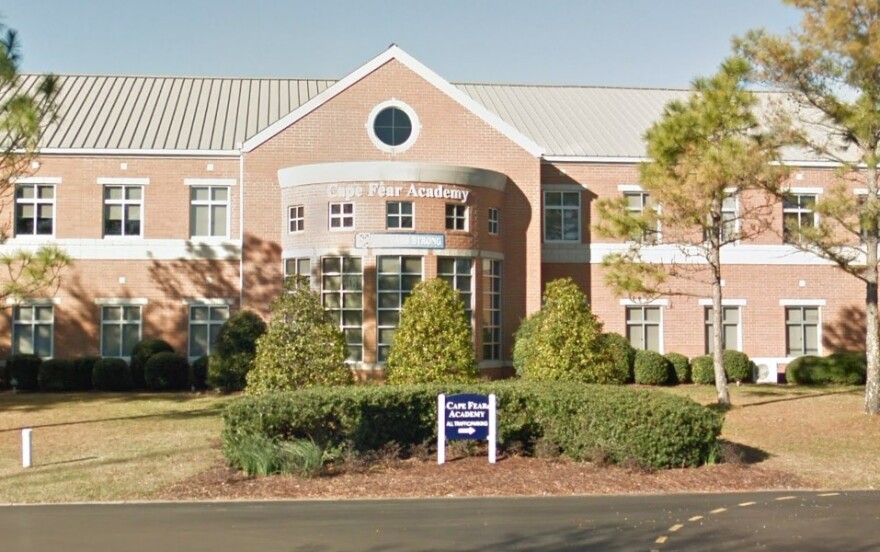 The private Cape Fear Academy in southern New Hanover County.