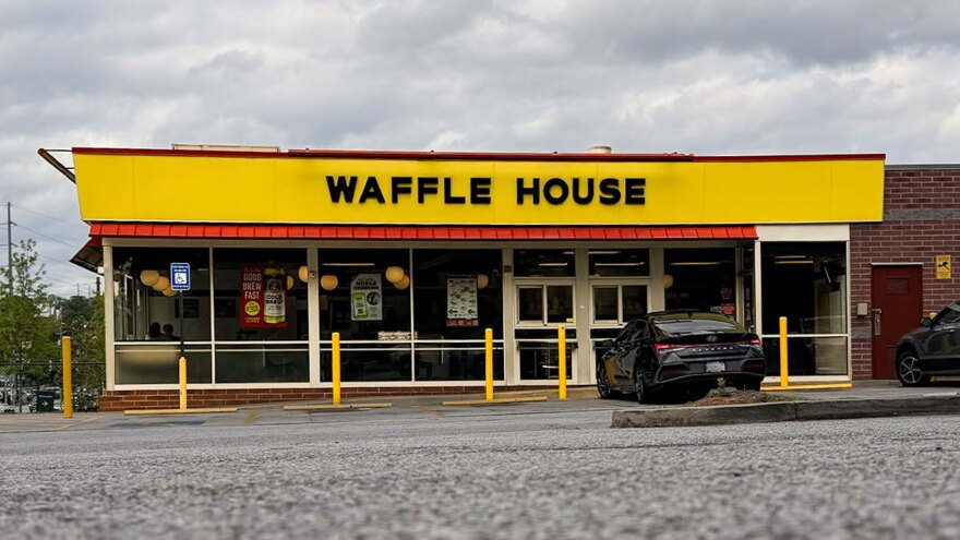 Waffle House cloudy sky