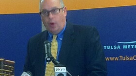 Dr. Gerard Clancy, Chairman of the Chamber of Commerce and OU-Tulsa President.