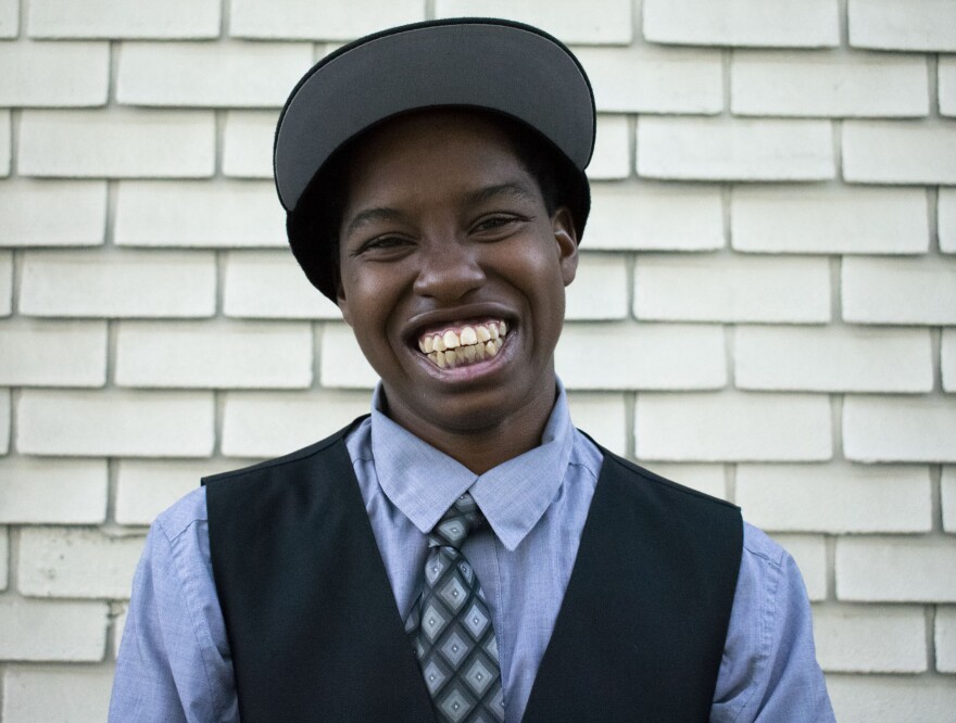 Michele Gehr, the director of the Eddy House, describes Jasmin Dardy (pictured here) as the kind of person who always seeks the light at the end of the tunnel.