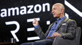 Jeff Bezos speaks at the the Amazon re:MARS convention in Las Vegas. (John Locher, File/AP Photo)