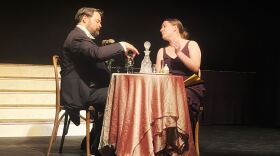 Leahana Mishelof and Owen Hansen light up the stage during rehearsal in “Funny Girl” at the Chico Theater Company on April 9, 2025.