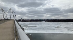 A view from the I-74 Bridge pedestrian path, Jan. 30, 2026.
