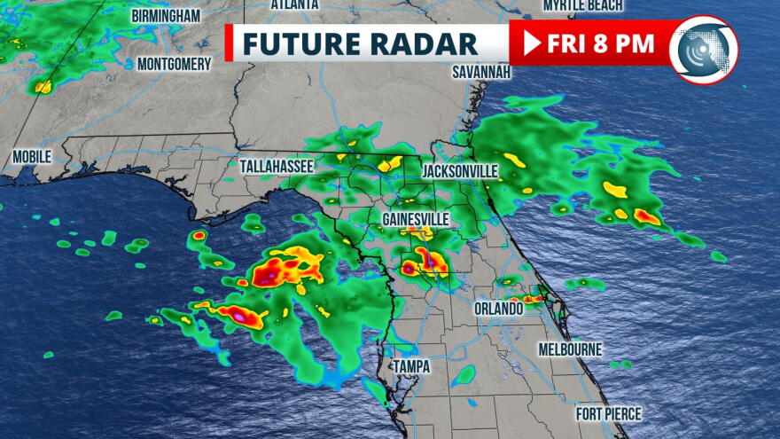 Friday Evening Storms