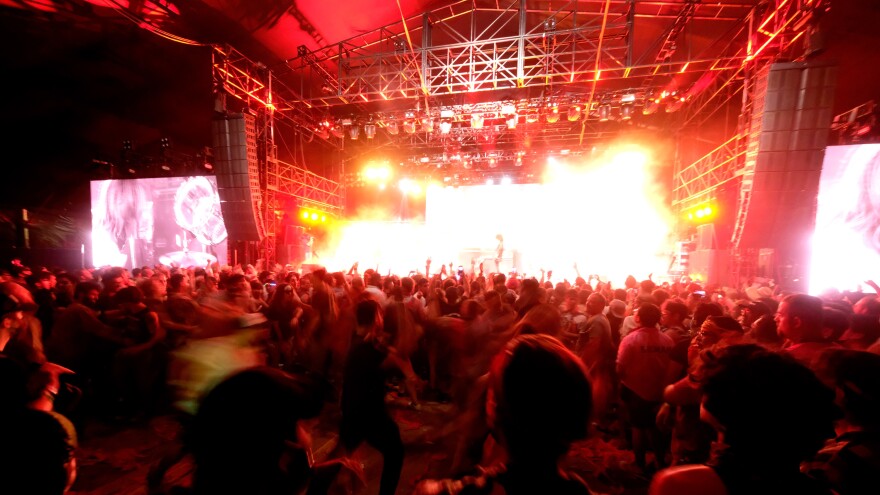 A performance during the 2018 Coachella Valley Music and Arts Festival on April 21, 2018, in Indio, Calif.