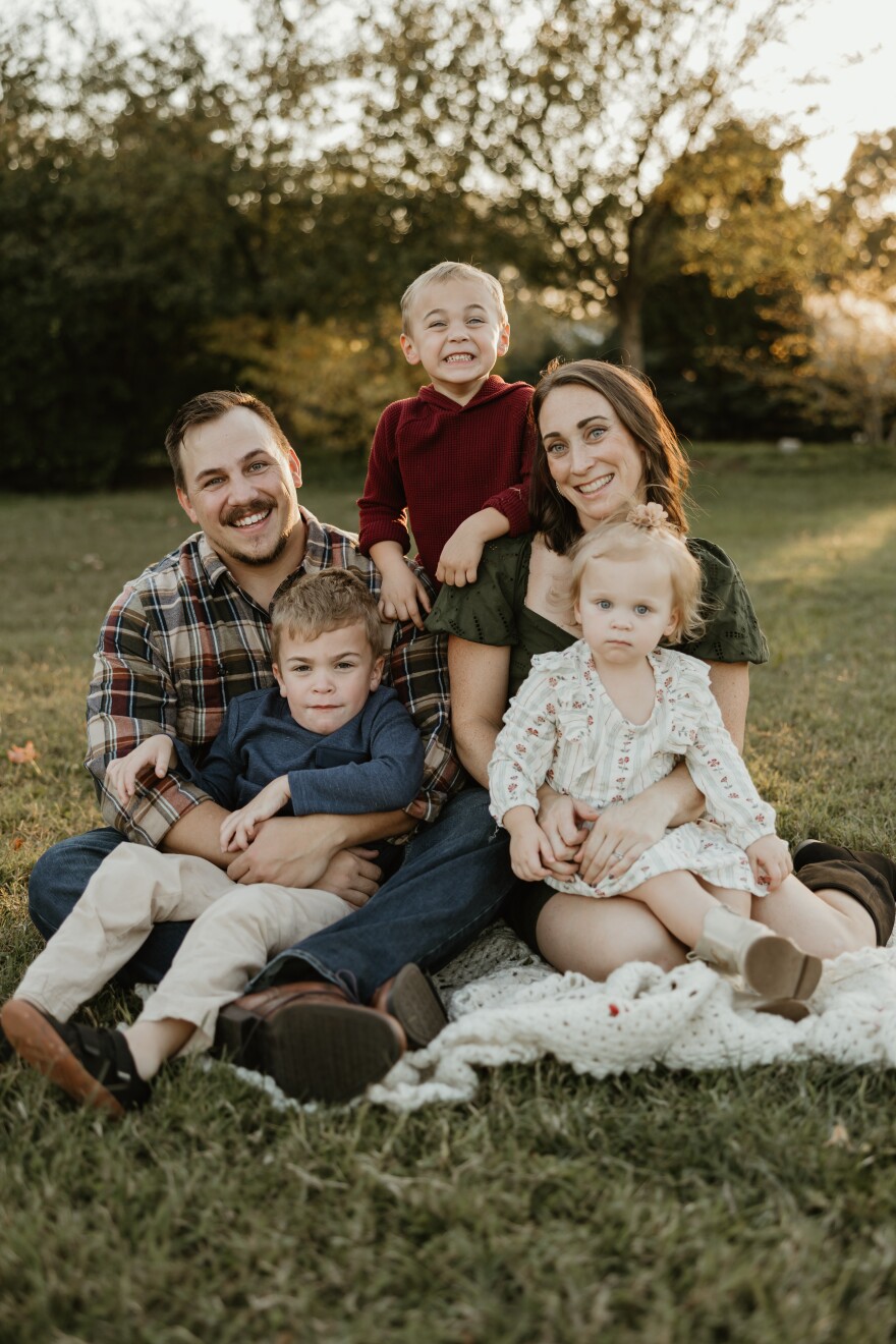 The Wood family poses for a portrait (photo submitted).