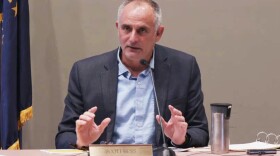 Scott Bess is the founding president of the Indiana Charter Innovation Center and a member of the Indiana State Board of Education. Bess speaks during a board meeting on Wednesday Sept. 11, 2024.