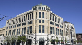 The Salt Lake Tribune building in Salt Lake City. The paper has announced plans to become a nonprofit as it moves toward a nontraditional model that it hopes will ensure long-term stability after years of financial struggles. (Rick Bowmer/AP)