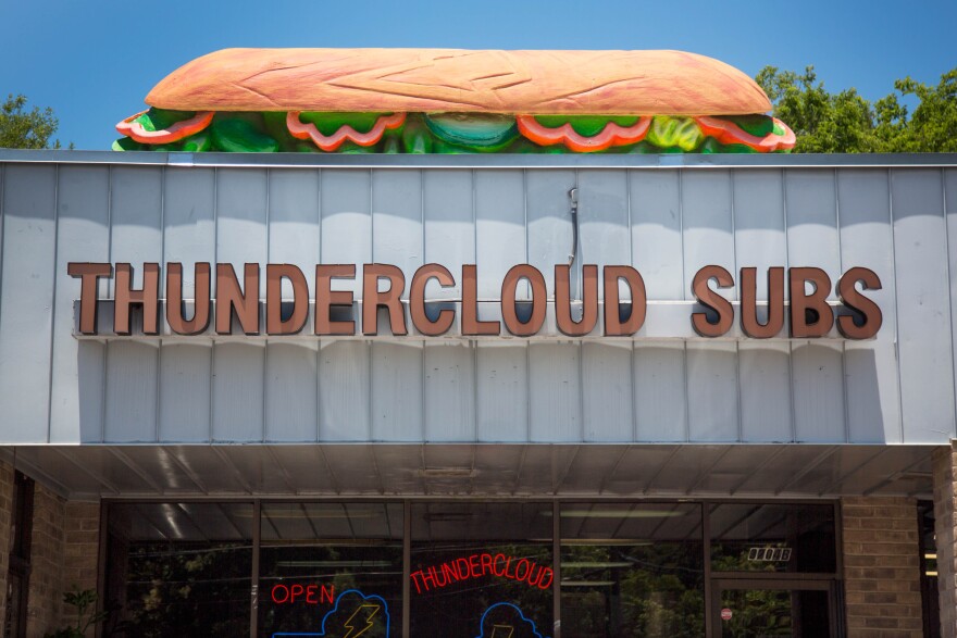 An older Thundercloud Subs rooftop sub.