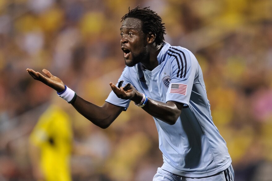 Kei Kamara, who now plays for U.S. Major League Soccer, says people get nervous when they find out he's from Sierra Leone.