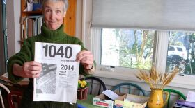 Susan Dean, 78, says doing her taxes by hand would be impossible without the IRS instruction booklet, which the IRS no longer widely distributes. 