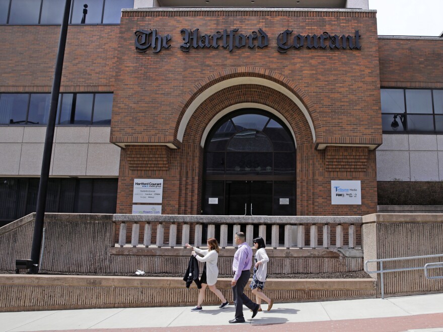 Journalists at Connecticut's <em>Hartford Courant</em> newspaper, which is owned by Tribune Publishing, are petitioning to unionize.