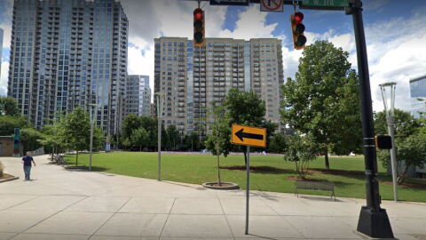 Romare Bearden Park in uptown Charlotte has been the scene of several shootings in 2023.