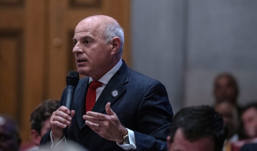 Rep. Gino Bulso, R-Brentwood, is sponsoring a measure requiring financial institutions to check the immigration status of anyone attempting to send money out of the country.