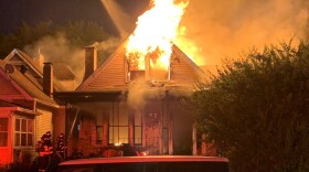Five Indianapolis firefighters were injured Monday night while battling this house fire in the 1700 block of Fletcher Avenue. Officials said Tuesday morning that all five were released from the hospital and are recuperating at home.