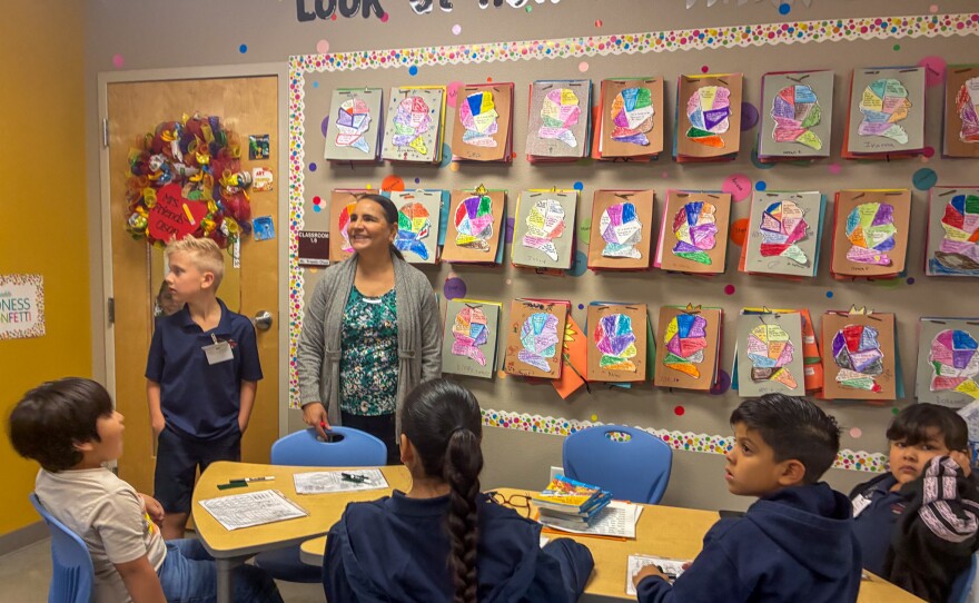 Learning coaches, commonly known as paraprofessionals, can be seen working with students all throughout DVA's hallways.