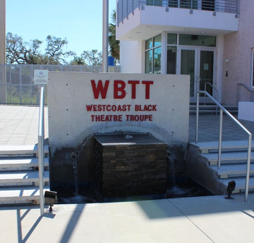 Westcoast Black Theatre Troupe signage