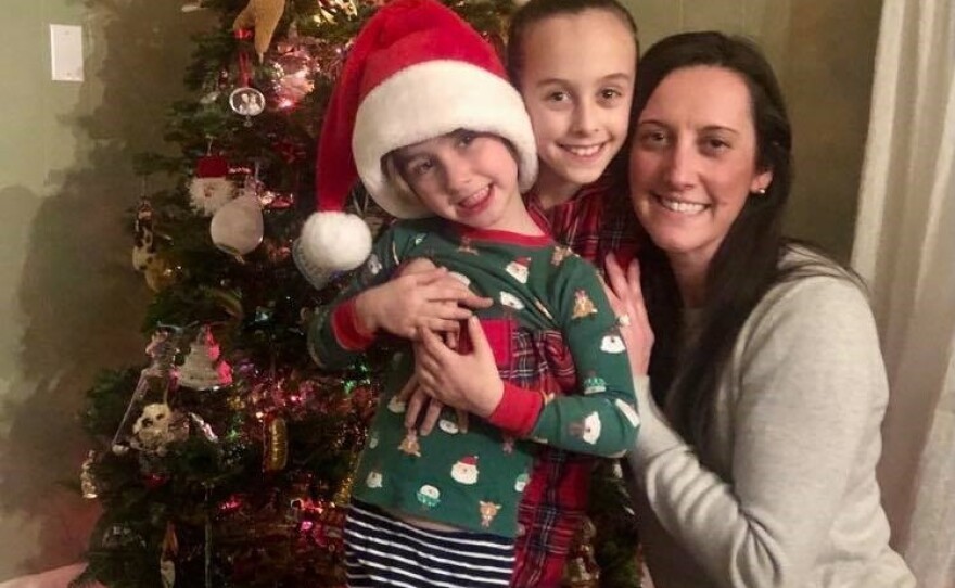 Five-year-old Grant and Brooke Dell Orto, 8, and their mom, Elizabeth Pruitt, are still hoping all their Christmas presents get delivered in time to put beneath their tree by Christmas morning.