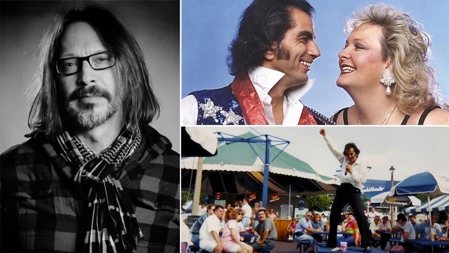 Milwaukee filmmaker Jimmy Sammarco (left), who was the director of photography for the 'Song Sung Blue' documentary about Mike and Claire Sardina.