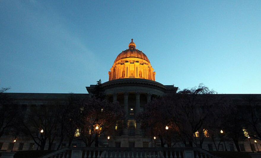 The dome shined brightly on the Missouri State Capitol as the sun began to set in Jefferson City, Mo. on March 22, 2011. The Missouri General Assembly begins their 2012 session Wednesday.