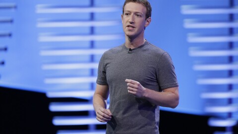 Facebook CEO Mark Zuckerberg is defending the company against criticism that it doesn't vet fake news in its news feed.