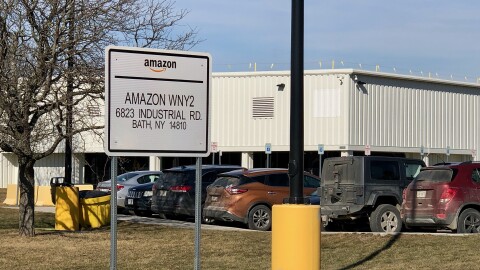Amazon warehouse and distribution center in Steuben County.