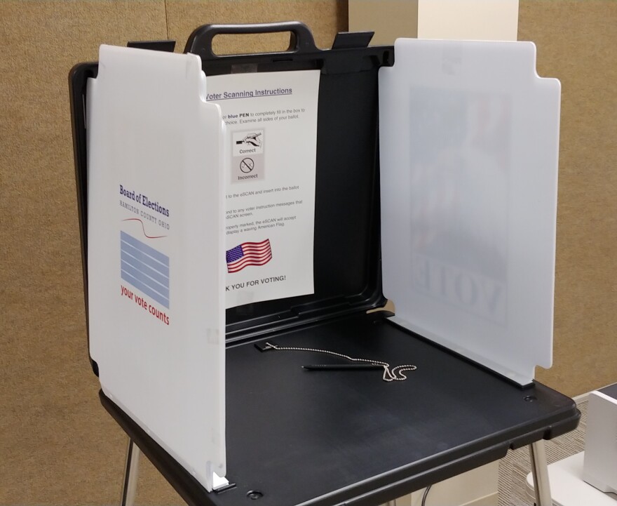Hamilton County BOE voting booth