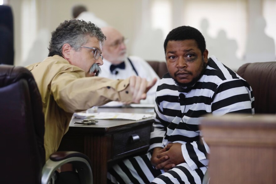 In "Seeking Justice" Tywayne Ball portrays Jerome Hunter in a 1921 Warren County Courtroom after the "Norlina Riots."