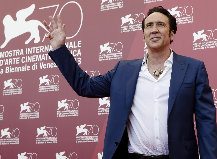 Actor Nicolas Cage at the 70th edition of the Venice Film Festival held in Venice, Italy, in August of 2013.