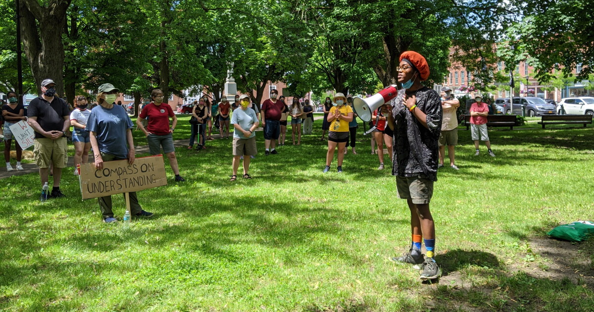Protesting Racism Crowds Crowd In Canton Joins Small New York Towns Protesting Racism, Police ...