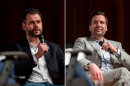 State Sen. Zach Wahls and state Rep. Josh Turek each appeared onstage separately at the event on April 8 hosted by End Citizens United Action Fund and Progress Iowa.