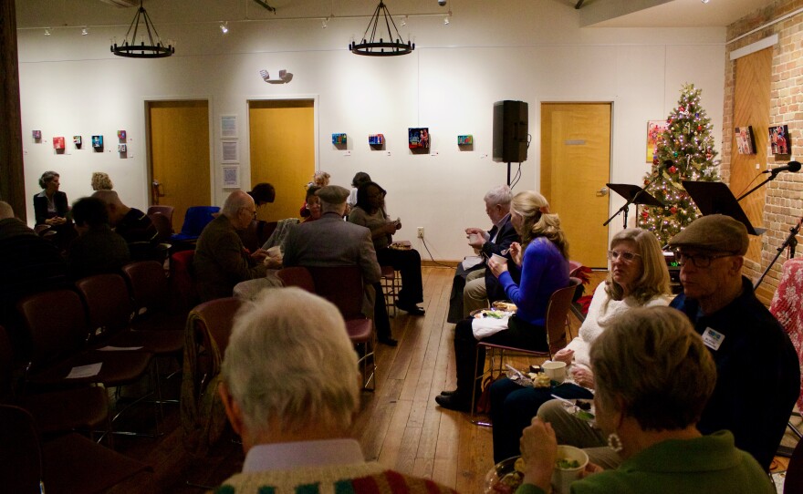 Post-show reception in MC Erny Gallery.