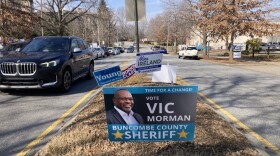 Campaign signs for Asheville's March 3, 2026 primary elections can be seen everywhere in the city.
