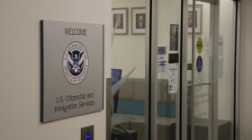 The United States Citizenship and Immigration Services office in Anchorage, located inside the James M. Fitzgerald United States Courthouse and Federal Building.