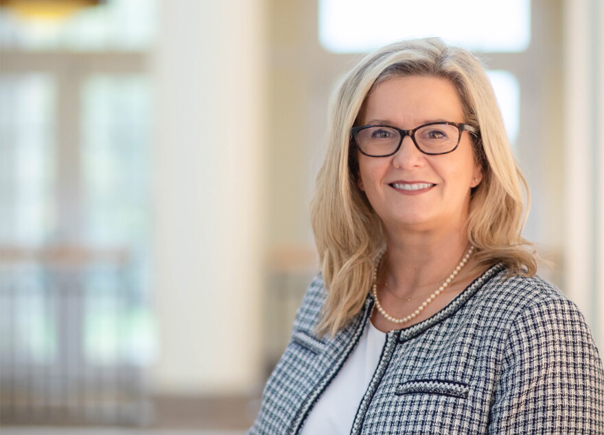 Aimee Sapp is the 9th president of Meredith College. She's the third woman in the college's history to assume the role.