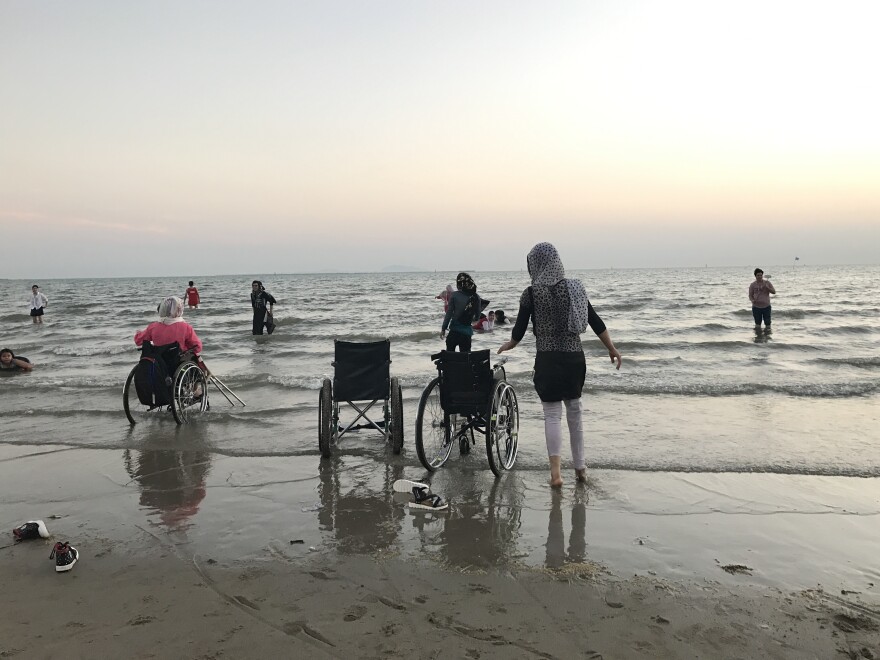 An April trip to Thailand brought a extra perk for the players: a visit the beach for the first time.