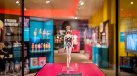The original Barbie doll design from 1959 is part of "Barbie: A Cultural Icon," a traveling exhibit on display at the Virginia Museum of History and Culture in Richmond.
