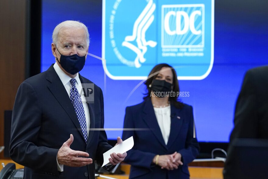 President Joe Biden and Vice President Kamala Harris visiting Georgia in 2020. They will be back in the state to push for federal voting rights legislation on Jan. 11.